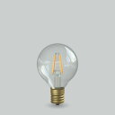 ビートソニック OnlyOne(オンリーワン) LED電球 Siphon(サイフォン) ボール電球形 Ball50(ボール50) ショートフィラメント G50(外径50mm) 35W形相当 暖系電球色(2200K) E17 2.5W 270lm クリアガラス LDF42D(3)