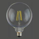 TOZAI LED電球 ボール電球型フィラメントLED G125(外径125mm) クリアタイプ ボール電球25W形相当 電球色 2.0W 全光束180lm E26口金 調光器対応 TZG125E26C210027