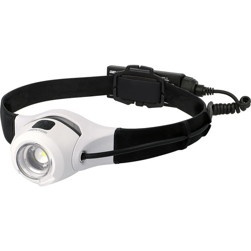 GENTOS　LIBERTYシリーズ　LEDヘッドライト　ヘルメット専用　高輝度白色LED　IP64準拠　最大760lm　USB充電（Type-C）　専用充電池付き　LYFOM4