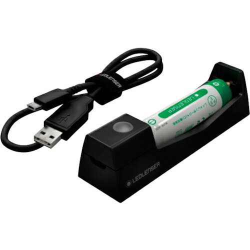 LEDLENSER 14500形充電池専用充電器 充電池付き 500986