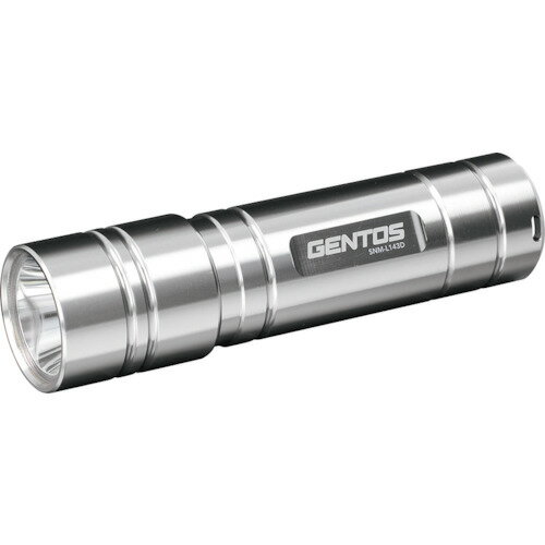 GENTOS　SNMシリーズ　LEDフラッシュライト　高輝度チップタイプ白色LED　IPX4　260lm　単4形アルカリ電池3個用（テスト用付属）　SNML143D