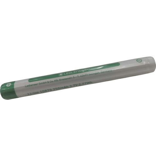 こちらの商品は外箱を開封された場合、返品交換を承ることは出来かねます。(不良商品の場合は除く) 商品の品番・仕様等を充分にご確認頂いた上でご注文ください。その他条件に付きましては支払・配送方法をご確認ください。 メーカー名：レッドレンザージャパン株式会社/LEDLENSER シリーズ名：専用充電池 ●外径(mm)：11 ●全長(mm)：93 ●適合機種：P4R Work ●梱包はPP袋に個装となります。 ※お取り寄せ品のため、ご注文後2週間ほどお時間をいただきます。 関連キーワード 充電 電池 バッテリーLEDLENSER／レッドレンザー専用充電池 ■特徴 レッドレンザーの充電式ライトに使用できる、交換用の純正充電池です。1セット予備で携帯すれば、万が一の充電切れに備えることもできます。対応機種を確認の上ご購入ください。 ※市販の充電池は、仕様通りの性能を発揮できなくなる場合や、製品を損傷する恐れがあるため、必ず純正の充電池をご使用ください。