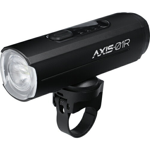 GENTOS　AXISシリーズ　バイクライト　高輝度チップタイプ白色LED　防噴流仕様(IPX5準拠)　1500lm(最大)　USB充電式(Type-C)　AXS01R