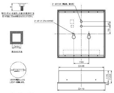 ☆東芝　LEDベースライト　TENQOOスクエア　パネルタイプ　FHP32形×4灯用器具相当　昼白色　埋込形　深枠（白）パネル　埋込穴□450mm　AC100V〜242V　専用調光器対応　LEDパネル付　LEKR745851UNLD9