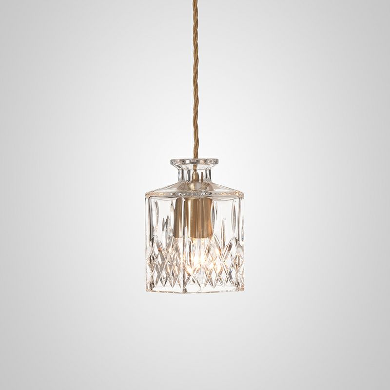 LEE BROOM リー・ブルーム ペンダントライト SQUARE DECANTER CLASSIC PENDANT 引掛シーリング LED電球付き(白熱電球1...