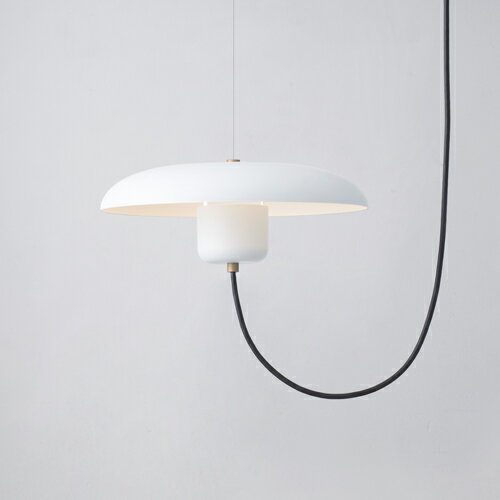 Vaulted Ceiling - MAXRAY　吊り下げ照明器具　ペンダントライト　Lidシリーズ　φ300　ワイヤー吊り（天井ビス止め必要）　引掛けシーリング　本体色ホワイト(白)　(ランプ別売り)　MP4066601