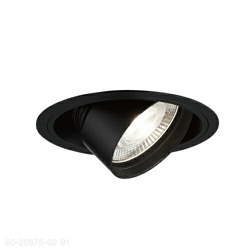 MAXRAY TAURUS ユニバーサル（アジャスタブルダウンライト） φ125mm 本体色ブラック(黒) LED内蔵 3000K(電球色) 全光束1950lm 配光：広角 専用調光器対応 60208750291(MD208750291+OP0126370)