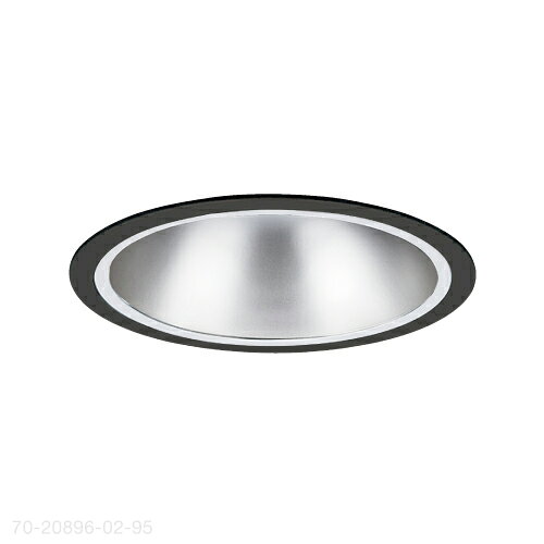 MAXRAY　NEW BASE DOWN　5000Lm TYPE（フィクスドダウンライト）　φ125mm　本体色ブラック(黒)　LED内蔵　3500K(温白色)　全光束4997lm　配光：広角　70208960295(MD208960295+OP0132070)