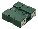明工社 アクセスコンセント 4コ口 結線完了表示付 緑 20A 125V ME8614M