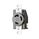 明工社 輸出用機器用引掛コンセント UL・CSA登録品 引掛埋込コンセント 接地2P 30A 250V L6-30R 【10個入り】 MH2841