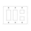 明工社 ML新金属プレート 8コ用 MLE1668