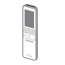 東芝 ルームエアコン用 リモコン 43066035(WH-RA01JJ)