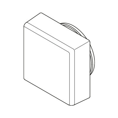 DAIKO　補修用カバー　カバーのみ　DWP-36588G用ガラスカバー　パッキン付　T38346YG01