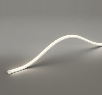 ODELIC　室内用間接照明　フレキシブルライン　トップビュー　3面発光10×10　LED　DC24V　全長2007mm　調光　電球色　2700K　電源線・エンドキャップ付　FLM0200T3F