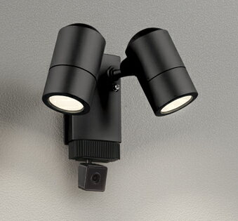 Light - ODELIC　エクステリアライト（ガーデンライト）　スポットライト　防雨型　LEDランプ別売　顔識別カメラ付　JDR50W×2灯相当　黒色（ブラック）　OG264291