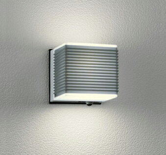 ODELIC　エクステリアライト　ポーチライト　直付　電球色　LEDランプ付き　人感センサーモード切替型　OG041724LCR