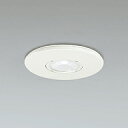 ODELIC 屋外用独立型人感センサー LED専用 軒下・屋内天井埋込型 埋込穴Φ75mm 屋外用 防雨型 オフホワイト色 OA253217P1(3)