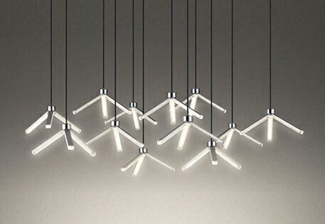 ODELIC シャンデリア LED一体型 LED×12 簡易取付A 引掛シーリング 電球色 R15高演色LED 〜14畳 OC257108LR