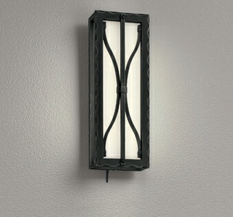 ODELIC　エクステリアライト（ポーチライト）　LED一体型　白熱灯器具60W相当　電球色　2700K　高演色LED　防雨型　Bluetooth　人感センサー付　タブレット別売　OG254839BR