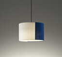 ODELIC ペンダントライト(和風) made in NIPPONシリーズ 藍染め LEDランプ付 白熱灯器具60W相当 引掛シーリング 電球色 2700K 高演色LED OP252962LR