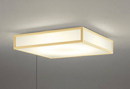 ODELIC　和風照明　シーリングライト　横出しスイッチ付　LED一体型　クイックA　引掛シーリング　高演色LED　〜12畳　連続調光　電球色2700K　OL291698LR