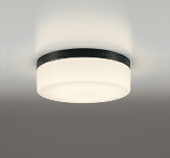 ODELIC バスルームライト(浴室灯) 防雨・防湿型 直付 高演色LED LEDランプ付 FCL20W相当 電球色2700K 黒(ブラック) OW269018...