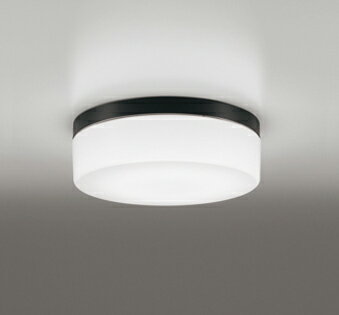 ODELIC バスルームライト(浴室灯) 防雨・防湿型 直付 高演色LED LEDランプ付 FCL20W相当 昼白色5000K 黒(ブラック) OW269018...