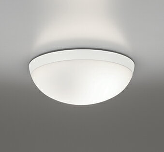 ODELIC バスルームライト(浴室灯) 防雨・防湿型 直付 高演色LED LEDランプ付 白熱灯器具60W相当 非調光 温白色3500K オフホワイト OW2...