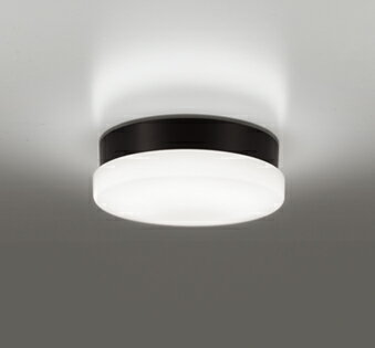 ODELIC バスルームライト(浴室灯) 防雨・防湿型 直付 高演色LED LEDランプ付 FCL30W相当 昼白色5000K 黒(ブラック) OW269040...