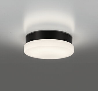 ODELIC バスルームライト(浴室灯) 防雨・防湿型 直付 高演色LED LEDランプ付 FCL30W相当 温白色3500K 黒(ブラック) OW269040...