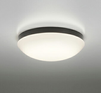 ODELIC バスルームライト(浴室灯) 防雨・防湿型 直付 高演色LED LEDランプ付 FCL20W相当 電球色2700K 黒(ブラック) OW269050...