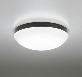 ODELIC バスルームライト(浴室灯) 防雨・防湿型 直付 高演色LED LEDランプ付 FCL20W相当 昼白色5000K 黒(ブラック) OW269050...