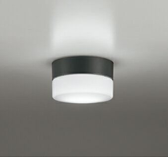 ODELIC バスルームライト(浴室灯) 防雨・防湿型 直付 高演色LED LEDランプ付 白熱灯器具60W相当 昼白色5000K 黒(ブラック) OW2690...