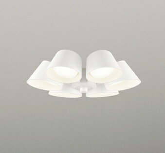 Other - ODELIC　シーリングファン　灯具　遮光セードタイプ・6灯　〜8畳　高演色LED　温白色3500K　ファン本体別売　オフホワイト　WF226WR