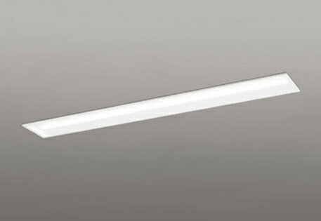 ODELIC LEDベースライト 埋込 下面開放型 昼光色 FLR40W×2灯相当 高演色 LEDユニット付き XD504008R2A