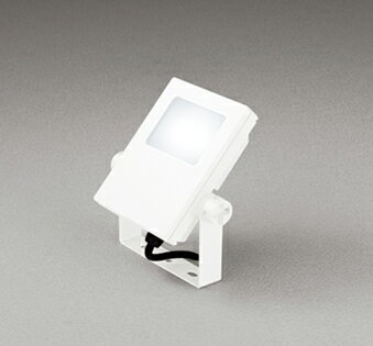 ODELIC　LEDエクステリアスポットライト　スクエアライト　水銀灯80W相当　屋外用　拡散　防雨型　オフホワイト　昼白色　LED一体型　XG454031