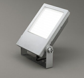 ODELIC LEDエクステリアスポットライト スクエアライト 水銀灯700W相当 屋外用 拡散 防雨型 マットシルバー 昼白色 LED一体型 XG454048