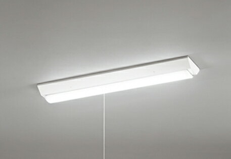 ODELIC　LEDベースライト　直付　逆富士型　プルスイッチ付　温白色　FL20W相当　高演色　LEDユニット付き　XL501101R1D