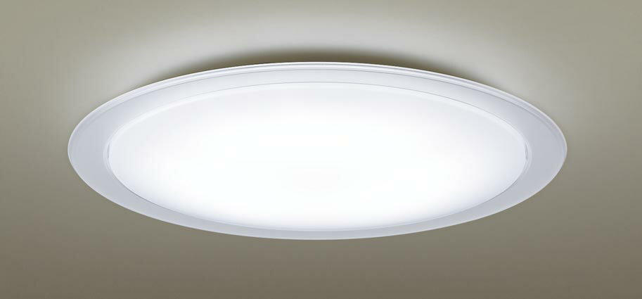 パナソニック　シーリングライト　美ルック(高演色)　引掛シーリング　〜12畳　リモコン調光・リモコン調色（リモコン付）　昼光色〜電球色　LED内蔵　LGC51621