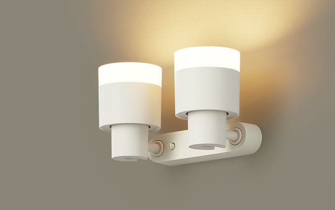 パナソニック　スポットライト　直付　壁面・天井面・据置取付　電球色　100形電球2灯器具相当　LEDフラットランプφ70（ランプ付）　専用調光器対応(別売)　XAS3302LCB1(LGS9302+LLD4000LCB1x2)