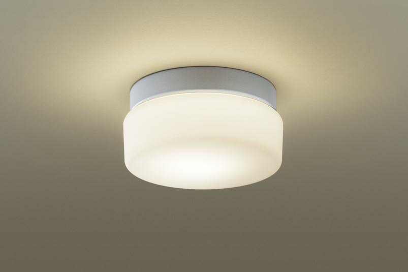 パナソニック　天井直付型・壁直付型　LED（電球色）　ポーチライト　LED電球交換型・防湿型・防雨型　40形電球1灯器具相当　LED電球小形電球タイプ1灯（E17）　ランプ付　LGW85006F