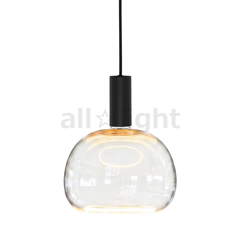 well lit　ウェルリット　ペンダントライト+LEDランプセット　SPIN PENDANT+AZURE　調光　引掛シーリング　全光束430lm　6W　電球色2200K　本体:BLACK/ブラック　LEDランプ:AZURE SOFT　SPINPENDANTBLACK+AZURESOFT
