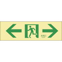 日本緑十字社 高輝度蓄光避難誘導ステッカー標識 ←非常口→ 蓄光LE-1903 100×300mm 071903 ≪クリックポスト対応≫(3)