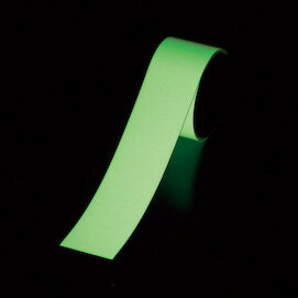 日本緑十字社　マグネットシート　高輝度蓄光（JCクラス）タイプ　マグネ50L　50mm幅×1M　312213