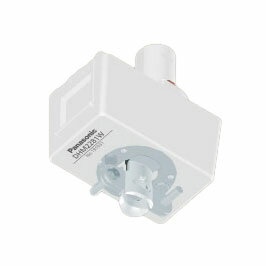 パナソニック　配線ダクト用　OSライン　ダブル用　ターミナルプラグ（アース付）　S型　ホワイト（白）　配線ダクトレール用　DHM2281W