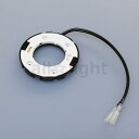 テクノパーツ 家具用LED照明(什器用) GX53ソケット 直付 丸形 100Vリード線200mmコネクター付 PC付 LEDランプ別売 黒(ブラック) GX5...