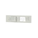 神保電器 NKシリーズ 家具・機器用3路スイッチセット+スペース(什器用) ピュアホワイト(PW) KAG2587 ※受注生産品