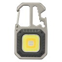 オーム電機 コンパクトツールLEDライト USB充電式 810lm(MAX) 保護等級IPX4 ドライバー4本付き LHCS81A5