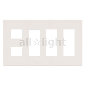 神保電器　J・WIDE SLIMシリーズ　スリムスクエア　コンセントプレート　4連用　11コ用（2コ＋3コ＋3コ..