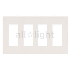 神保電器　J・WIDE SLIMシリーズ　スリムスクエア　コンセントプレート　簡易耐火プレート　4連用　12コ用（3コ＋3コ＋3コ＋3コ）　ピュアホワイト　QWDF3333